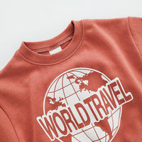 Load image into Gallery viewer, 2 Pieces Set Baby Kid Girls Boys Letters Tops And Solid Color Pants Wholesale 231130202
