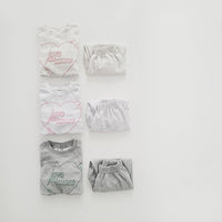 Load image into Gallery viewer, 2 Pieces Set Baby Kid Girls Boys Letters Love heart Tops And Solid Color Pants Wholesale 231130207
