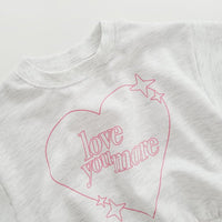 Load image into Gallery viewer, 2 Pieces Set Baby Kid Girls Boys Letters Love heart Tops And Solid Color Pants Wholesale 231130207
