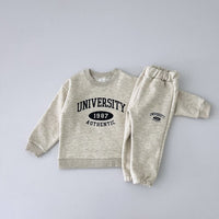 Load image into Gallery viewer, 2 Pieces Set Baby Kid Boys Letters Tops And Pants Wholesale 231130219
