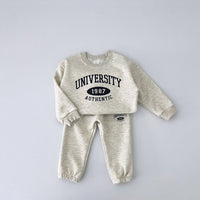 Load image into Gallery viewer, 2 Pieces Set Baby Kid Boys Letters Tops And Pants Wholesale 231130219
