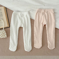 Load image into Gallery viewer, Baby Kid Girls Solid Color Flower Leggings Wholesale 231130226
