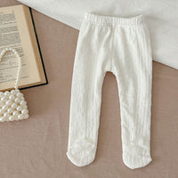 Load image into Gallery viewer, Baby Kid Girls Solid Color Flower Leggings Wholesale 231130226
