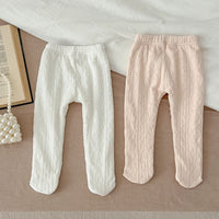 Load image into Gallery viewer, Baby Kid Girls Solid Color Flower Leggings Wholesale 231130226
