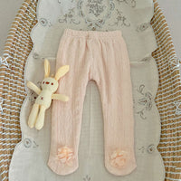 Load image into Gallery viewer, Baby Kid Girls Solid Color Flower Leggings Wholesale 231130226
