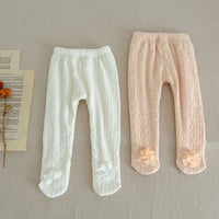 Load image into Gallery viewer, Baby Kid Girls Solid Color Flower Leggings Wholesale 231130226
