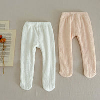 Load image into Gallery viewer, Baby Kid Girls Solid Color Flower Leggings Wholesale 231130226

