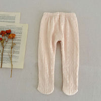 Load image into Gallery viewer, Baby Kid Girls Solid Color Flower Leggings Wholesale 231130226
