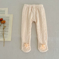 Load image into Gallery viewer, Baby Kid Girls Solid Color Flower Leggings Wholesale 231130226
