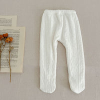 Load image into Gallery viewer, Baby Kid Girls Solid Color Flower Leggings Wholesale 231130226
