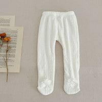 Load image into Gallery viewer, Baby Kid Girls Solid Color Flower Leggings Wholesale 231130226
