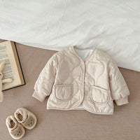 Load image into Gallery viewer, 2 Pieces Set Baby Kid Girls Boys Solid Color Jackets Outwears And Pants Wholesale 231130233
