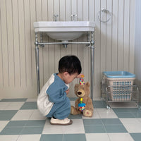 Load image into Gallery viewer, 2 Pieces Set Baby Kid Girls Boys Cartoon Print Tops And Solid Color Pants Wholesale 231130238
