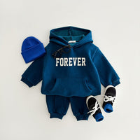 Load image into Gallery viewer, 2 Pieces Set Baby Kid Boys Letters Hoodies Sweatshirts And Solid Color Pants Wholesale 231130241
