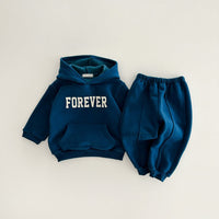 Load image into Gallery viewer, 2 Pieces Set Baby Kid Boys Letters Hoodies Sweatshirts And Solid Color Pants Wholesale 231130241
