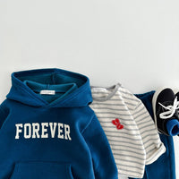 Load image into Gallery viewer, 2 Pieces Set Baby Kid Boys Letters Hoodies Sweatshirts And Solid Color Pants Wholesale 231130241
