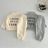 Load image into Gallery viewer, 2 Pieces Set Baby Kid Boys Letters Tops And Pants Wholesale 231130246
