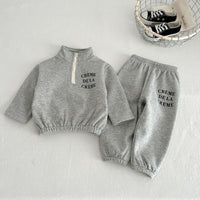 Load image into Gallery viewer, 2 Pieces Set Baby Kid Boys Letters Tops And Pants Wholesale 231130246
