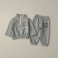 Load image into Gallery viewer, 2 Pieces Set Baby Kid Boys Letters Tops And Pants Wholesale 231130246
