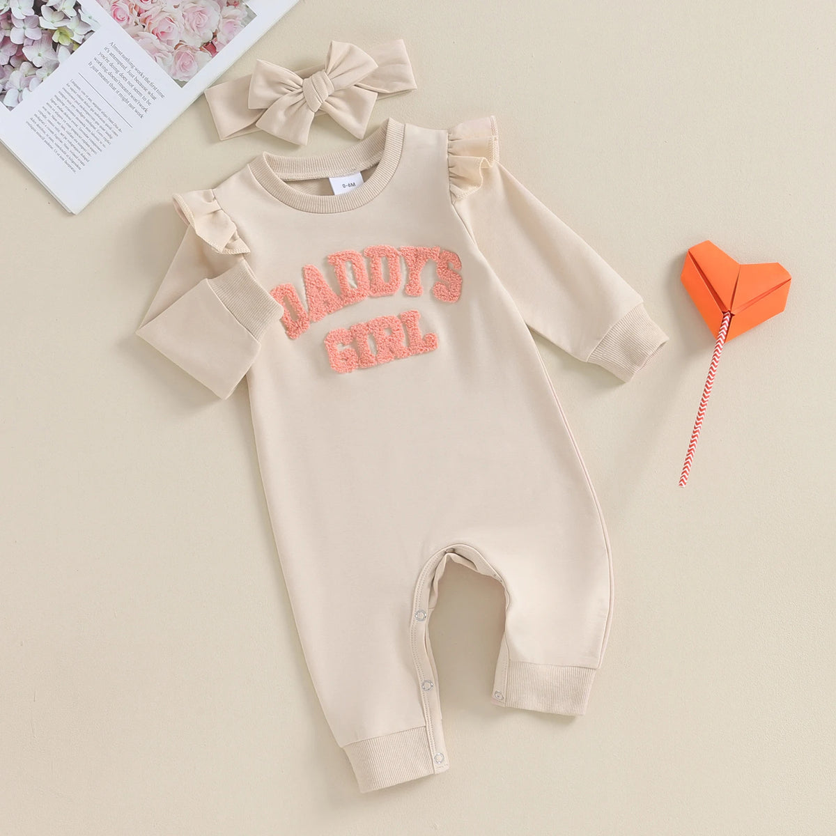 Baby Girls Letters Jumpsuits Wholesale 231130257