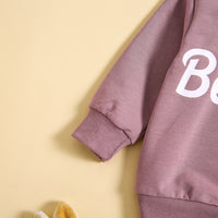 Load image into Gallery viewer, 2 Pieces Set Baby Kid Girls Letters Tops And Solid Color Pants Wholesale 231130271
