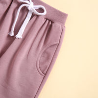 Load image into Gallery viewer, 2 Pieces Set Baby Kid Girls Letters Tops And Solid Color Pants Wholesale 231130271
