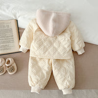 Load image into Gallery viewer, 2 Pieces Set Baby Kid Girls Solid Color Cartoon Tops And Pants Wholesale 231130288
