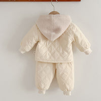 Load image into Gallery viewer, 2 Pieces Set Baby Kid Girls Solid Color Cartoon Tops And Pants Wholesale 231130288
