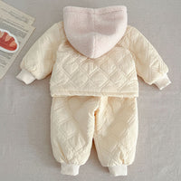 Load image into Gallery viewer, 2 Pieces Set Baby Kid Girls Solid Color Cartoon Tops And Pants Wholesale 231130288
