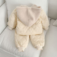 Load image into Gallery viewer, 2 Pieces Set Baby Kid Girls Solid Color Cartoon Tops And Pants Wholesale 231130288
