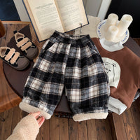 Load image into Gallery viewer, Baby Kid Girls Boys Checked Pants Wholesale 231130294
