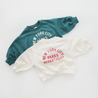 Load image into Gallery viewer, 2 Pieces Set Baby Kid Girls Boys Letters Hoodies Sweatshirts And Solid Color Pants Wholesale 231130330
