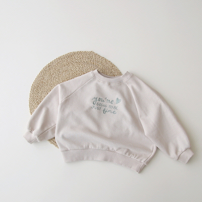 Baby Kid Girls Letters Embroidered Hoodies Sweatshirts Wholesale 231130332