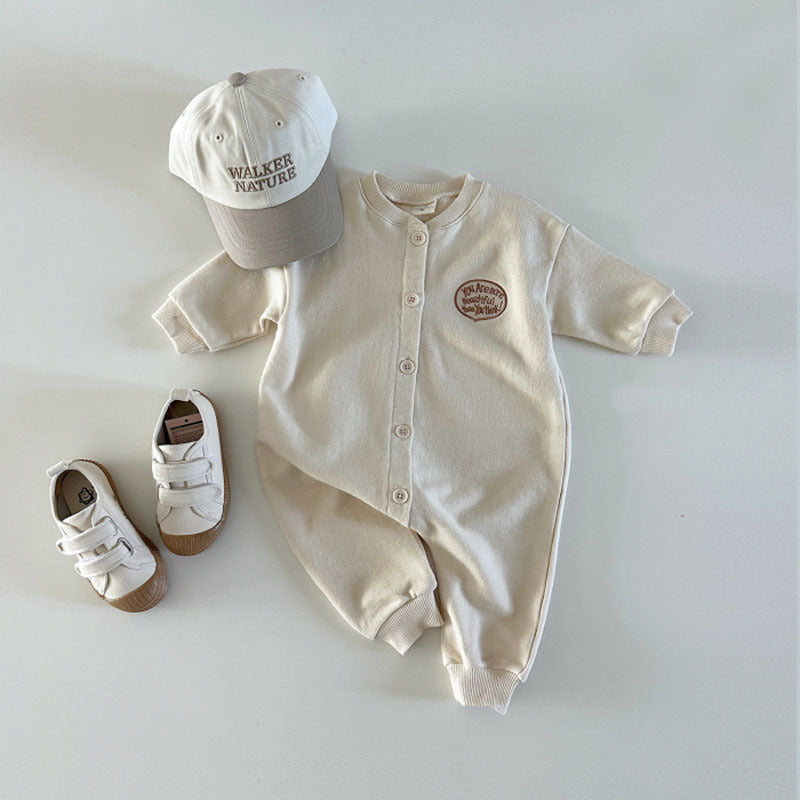 Baby Boys Solid Color Jumpsuits Wholesale 23113037
