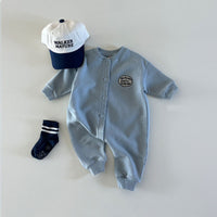 Load image into Gallery viewer, Baby Boys Solid Color Jumpsuits Wholesale 23113037

