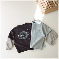 Load image into Gallery viewer, Baby Kid Boys Letters Print Tops Wholesale 23113041
