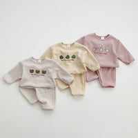 Load image into Gallery viewer, 2 Pieces Set Baby Kid Girls Animals Cartoon Tops And Pants Wholesale 23113045
