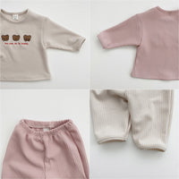 Load image into Gallery viewer, 2 Pieces Set Baby Kid Girls Animals Cartoon Tops And Pants Wholesale 23113045
