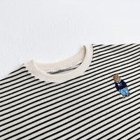 Load image into Gallery viewer, 2 Pieces Set Baby Kid Boys Striped Cartoon Tops And Pants Wholesale 23113046
