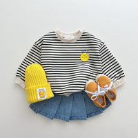 Load image into Gallery viewer, Baby Kid Girls Boys Solid Color Striped Tops Wholesale 23113048
