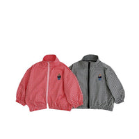 Load image into Gallery viewer, Baby Kid Girls Boys Checked Jackets Outwears Wholesale 23113050
