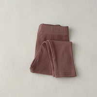 Load image into Gallery viewer, Baby Kid Girls Solid Color Striped Pants Leggings Wholesale 23113058
