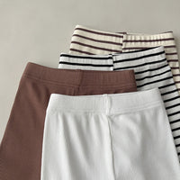 Load image into Gallery viewer, Baby Kid Girls Solid Color Striped Pants Leggings Wholesale 23113058
