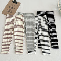 Load image into Gallery viewer, Baby Kid Girls Solid Color Striped Pants Leggings Wholesale 23113058
