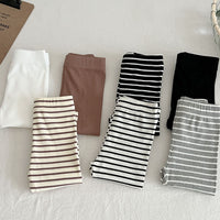 Load image into Gallery viewer, Baby Kid Girls Solid Color Striped Pants Leggings Wholesale 23113058
