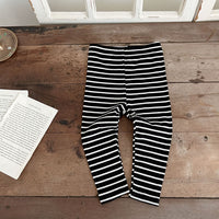 Load image into Gallery viewer, Baby Kid Girls Solid Color Striped Pants Leggings Wholesale 23113058
