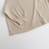 Load image into Gallery viewer, 2 Pieces Set Baby Kid Girls Boys Solid Color Tops And Pants Wholesale 23113060
