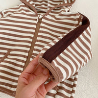 Load image into Gallery viewer, Baby Kid Girls Boys Solid Color Striped Jackets Outwears Wholesale 23113072
