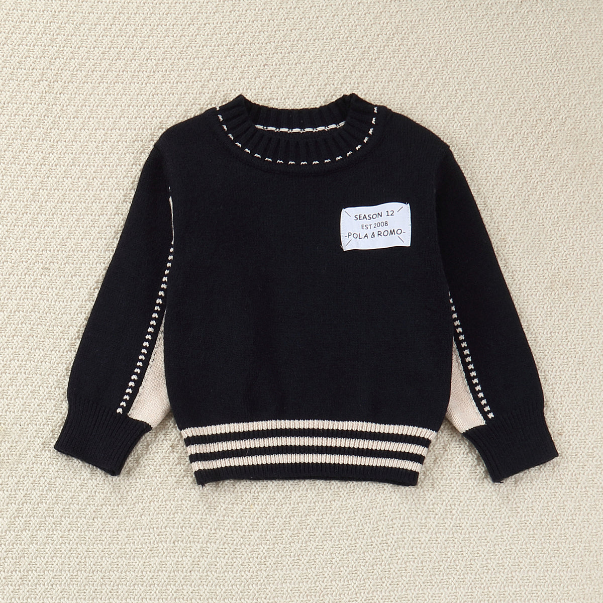 Baby Kid Boys Solid Color Sweaters Wholesale 23113076