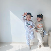 Load image into Gallery viewer, 2 Pieces Set Baby Kid Boys Letters Tops And Pants Wholesale 23113081
